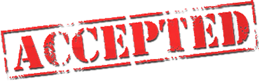 Нас приняли!