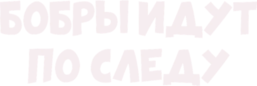 Бобры идут по следу