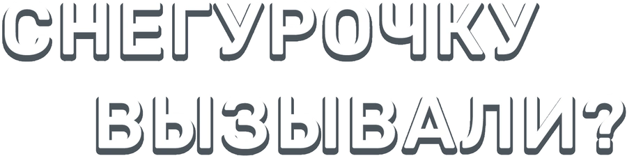 Снегурочку вызывали?