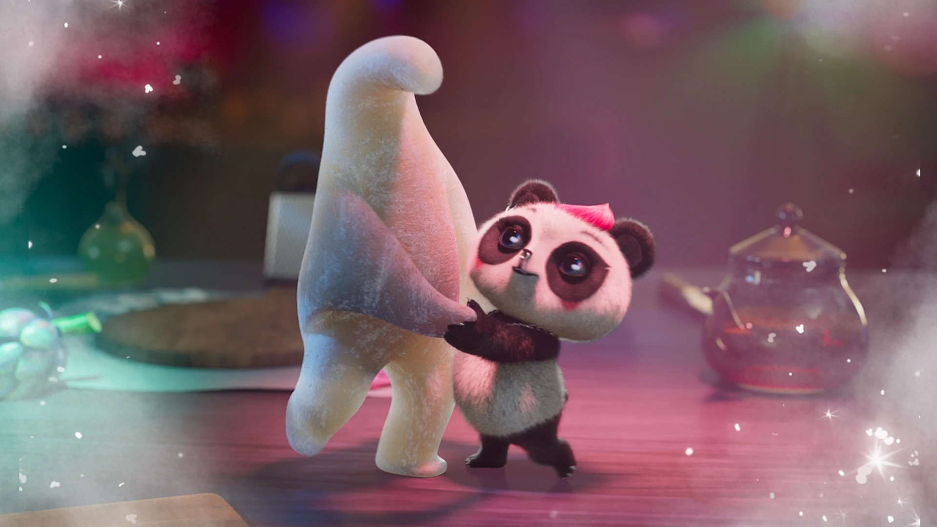 Большая маленькая панда Фрайди! Пицца да Винчи