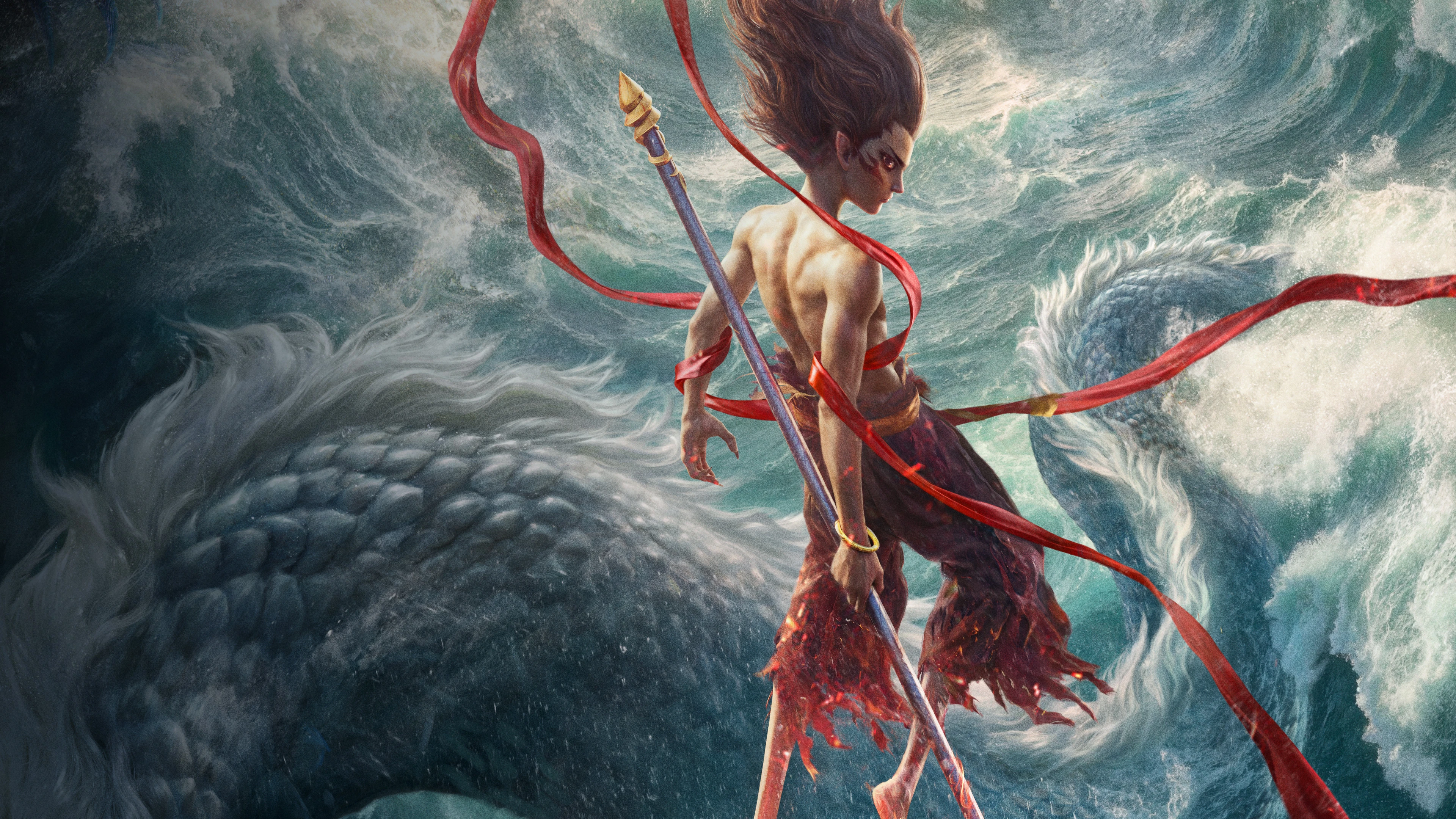 Нэчжа побеждает Царя драконов