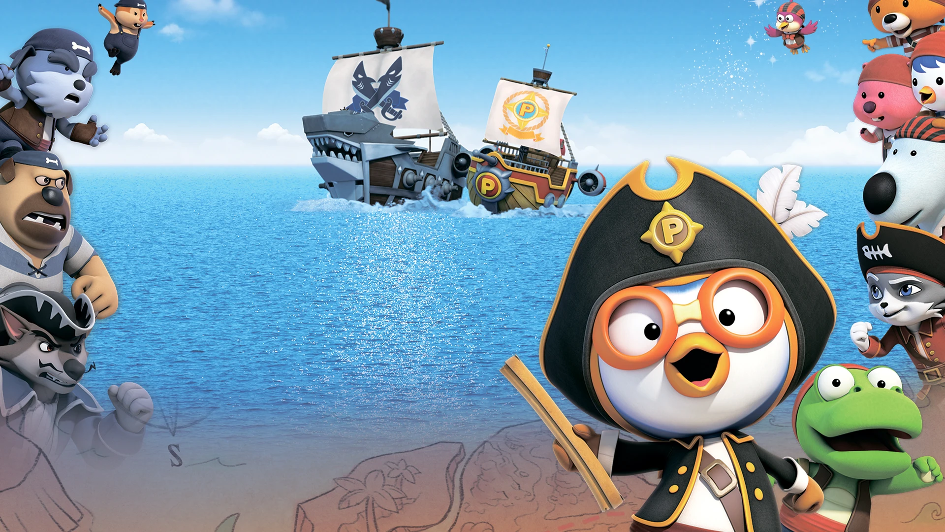 Пингвинёнок Пороро. Пираты Острова сокровищ