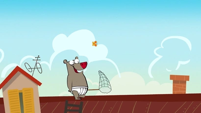 Медведь и бабочка