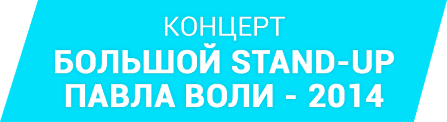 Большой Stand Up Павла Воли - 2014