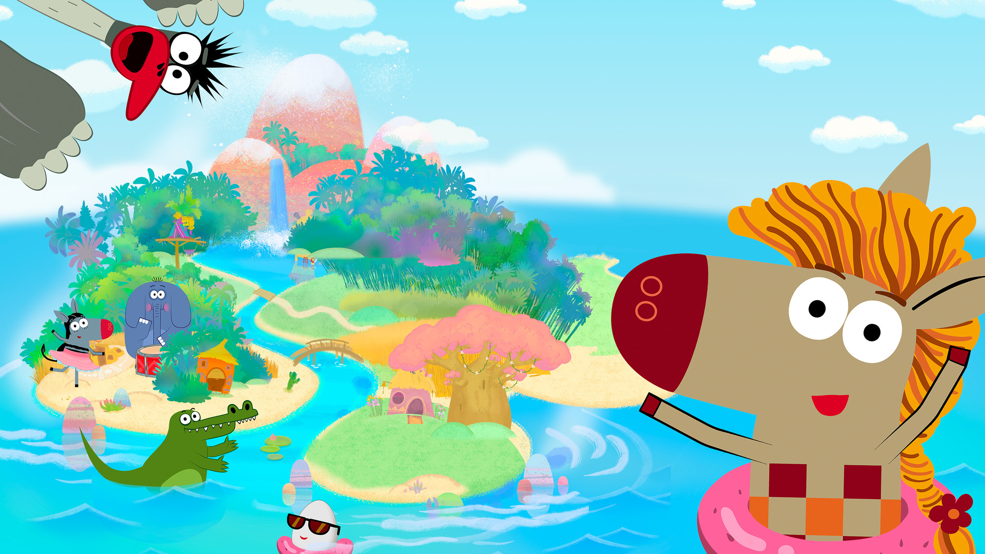 Зебра в клеточку