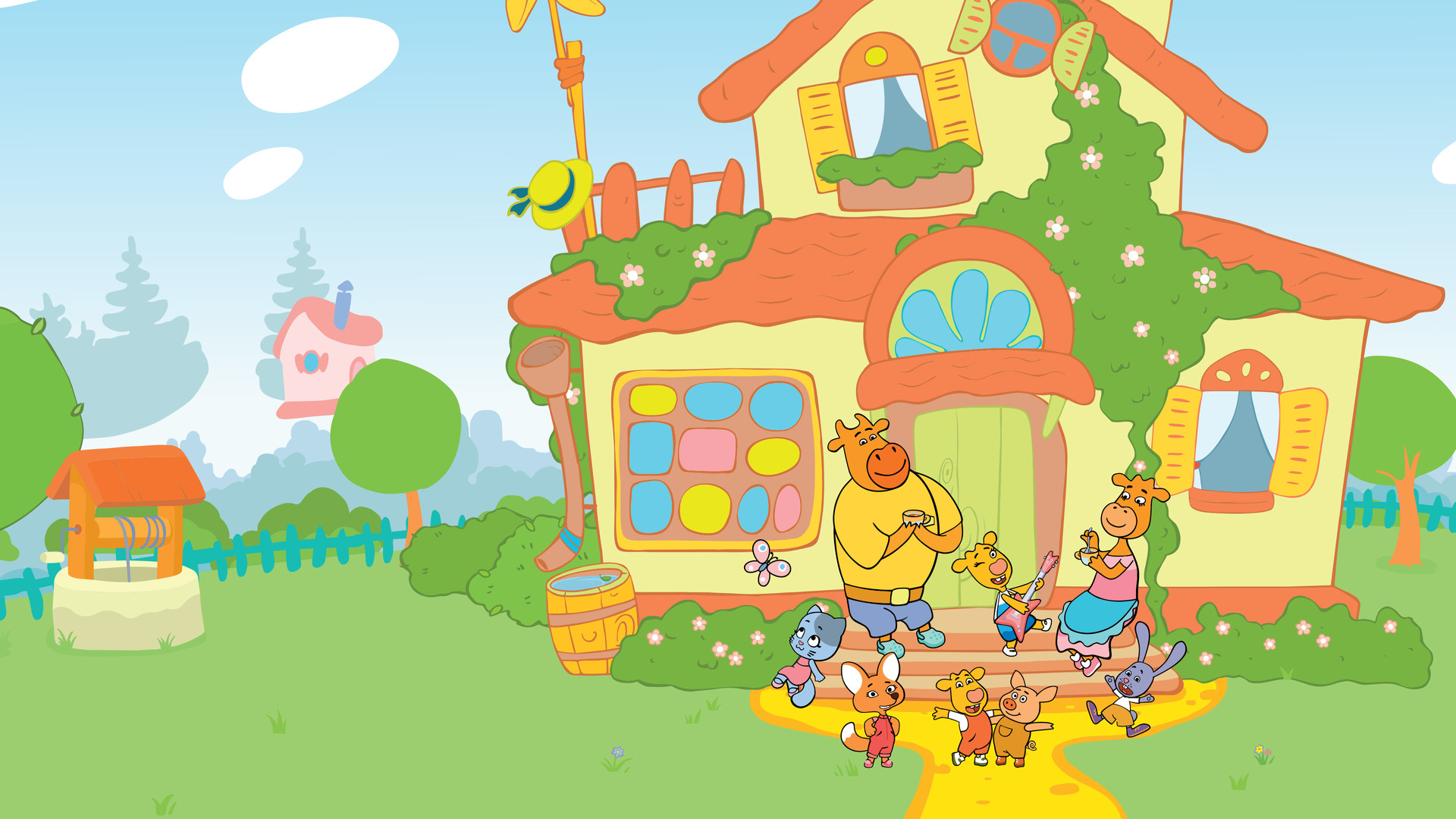 Оранжевая корова