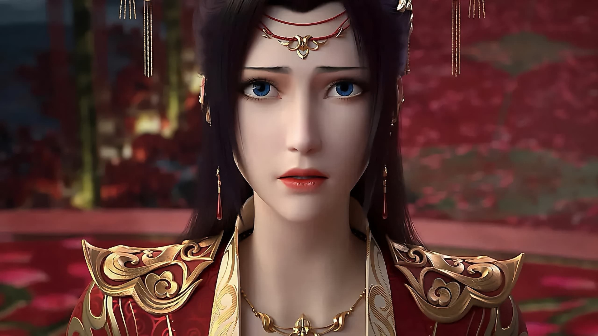 Расколотая битвой синева небес