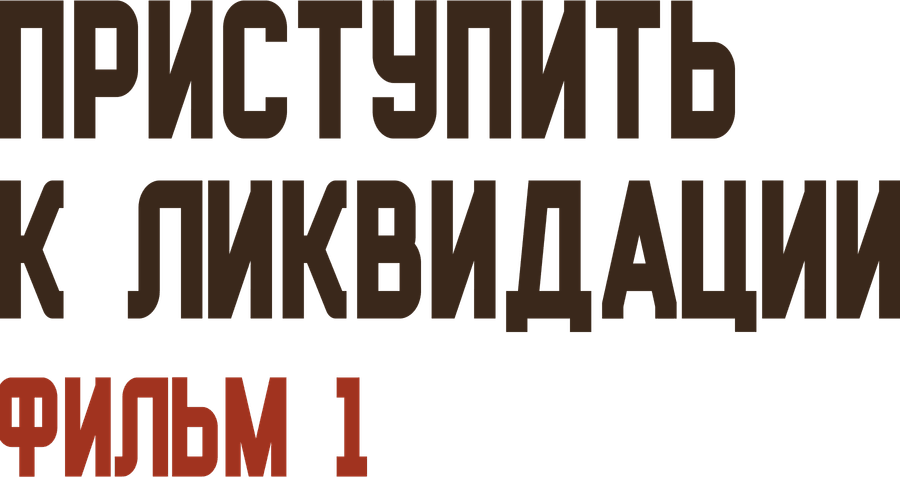 Приступить к ликвидации. Фильм 1