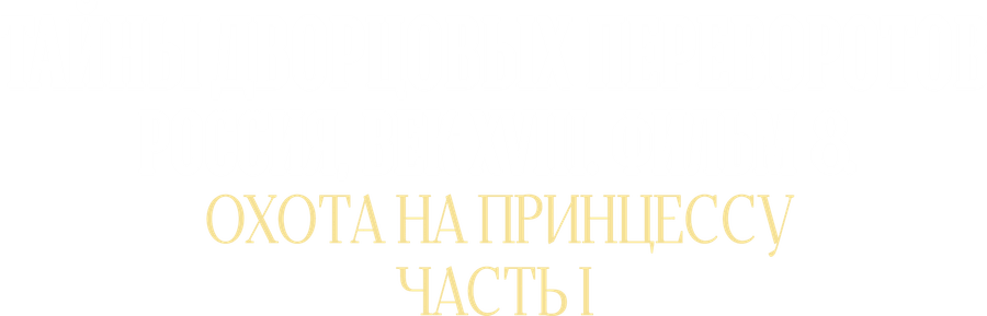 Охота на принцессу. Часть 1