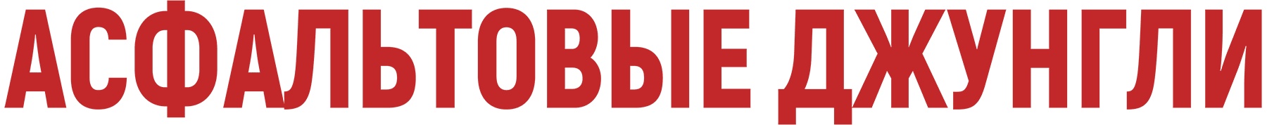 Асфальтовые джунгли