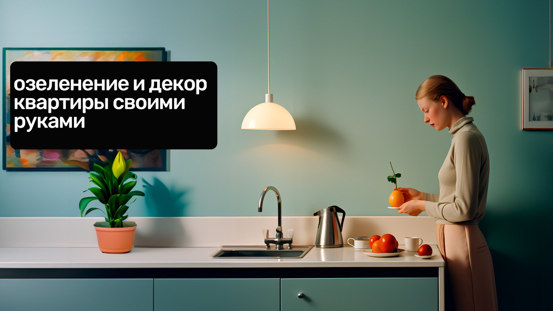 Озеленение и декор квартиры своими руками