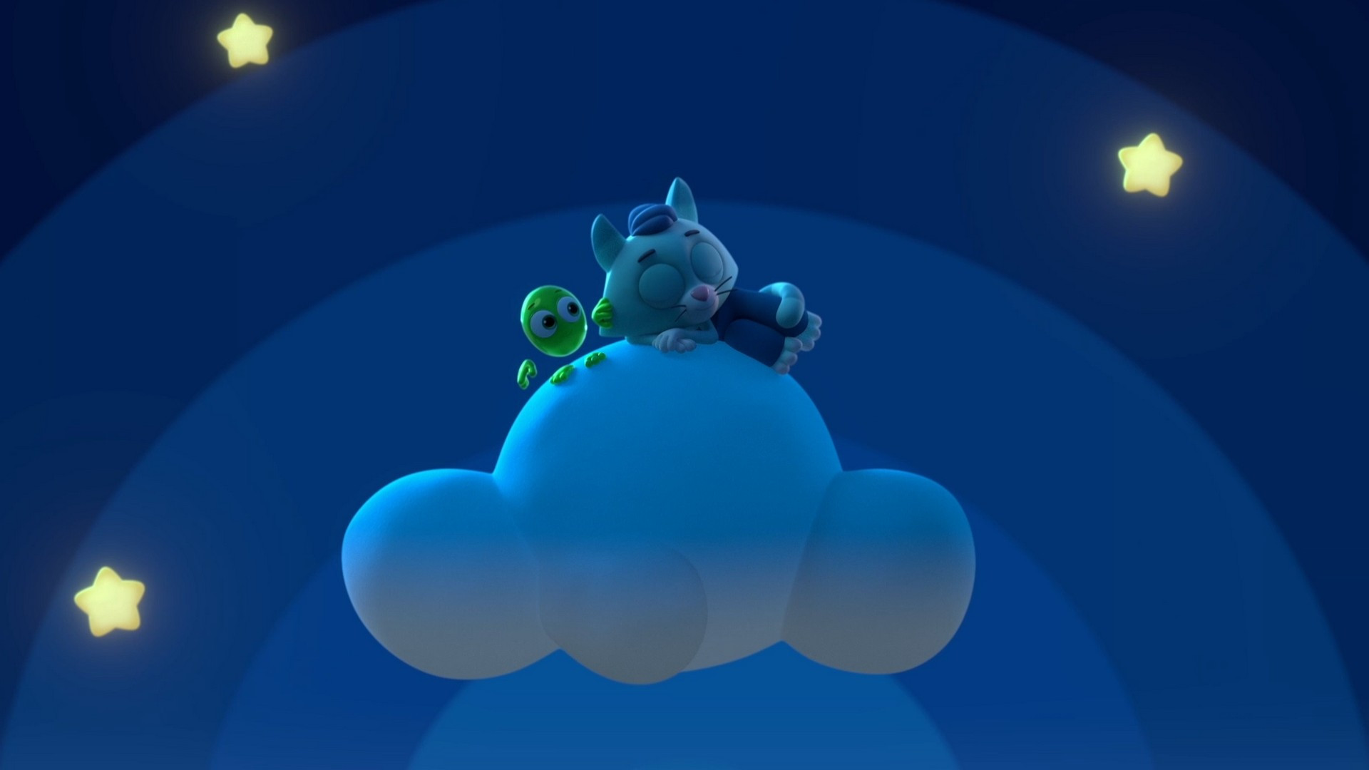 Котик мой проснулся