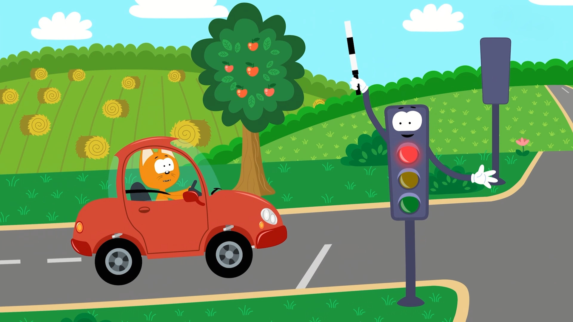 На дороге Светофор