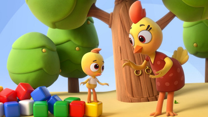 Разноцветные башни