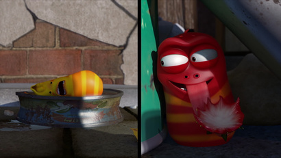 Один день из жизни личинки