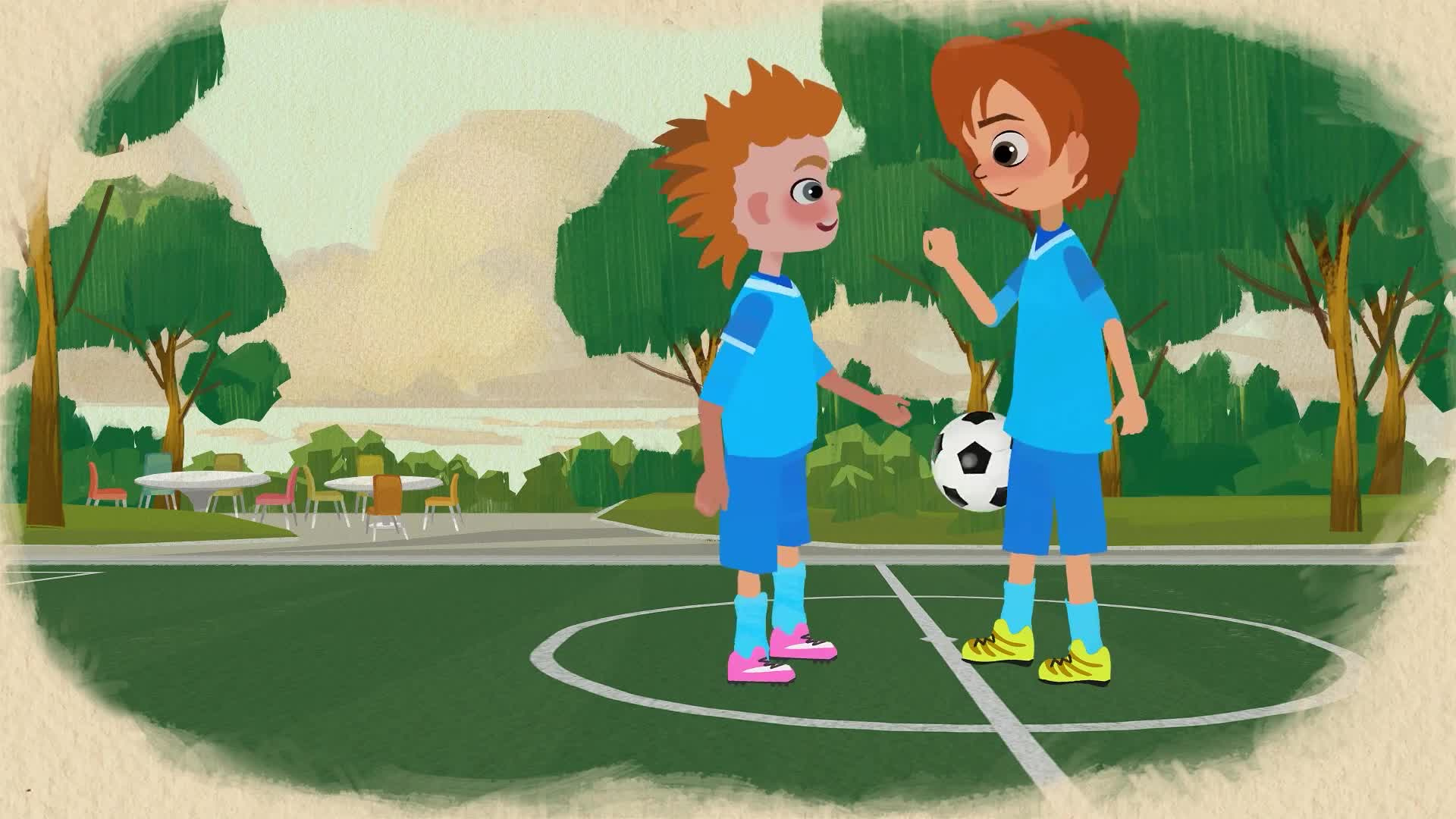 Мама, папа и футбол