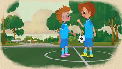 Мама, папа и футбол