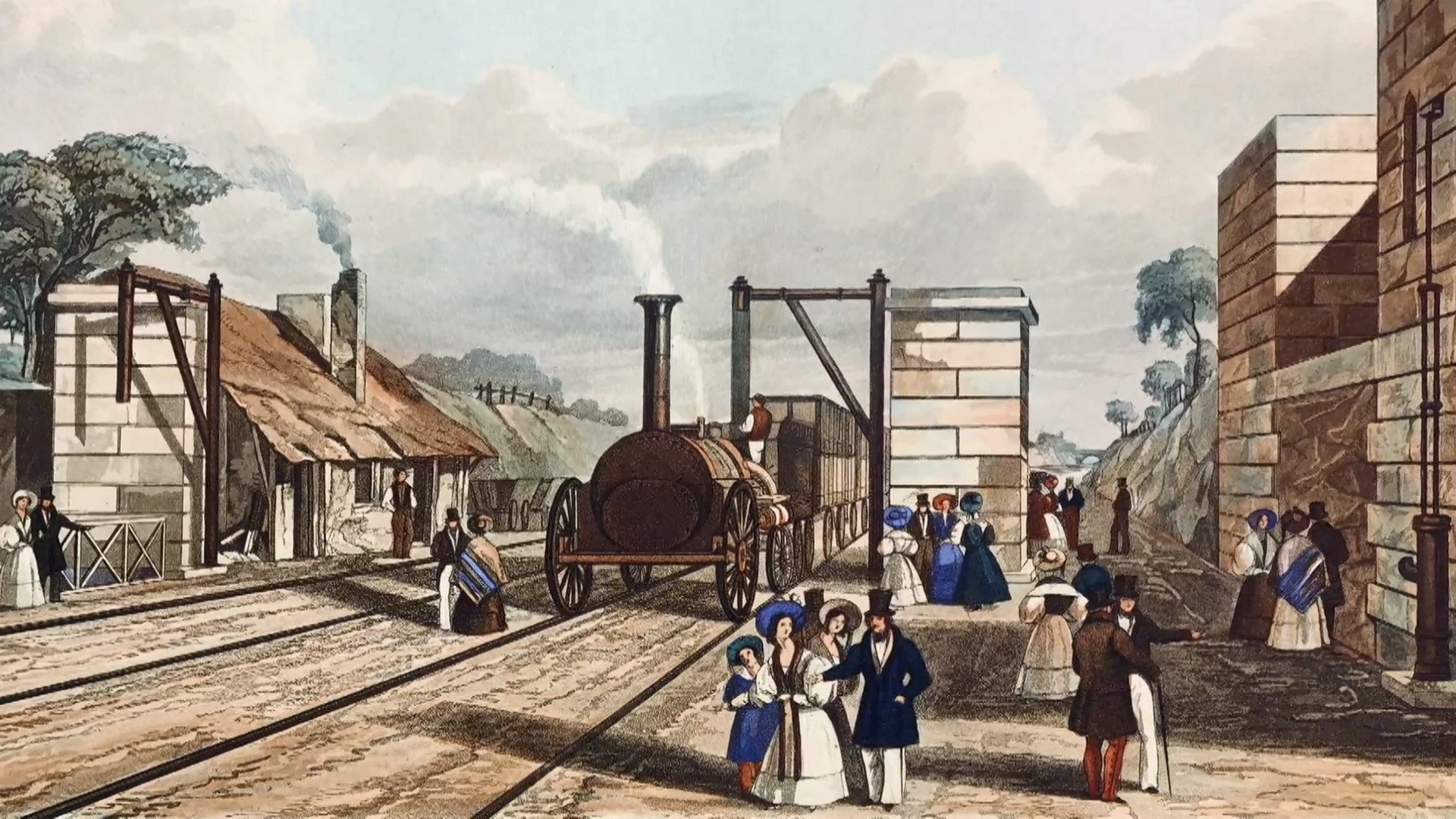 Ливерпуль-Манчестер железная дорога 1829