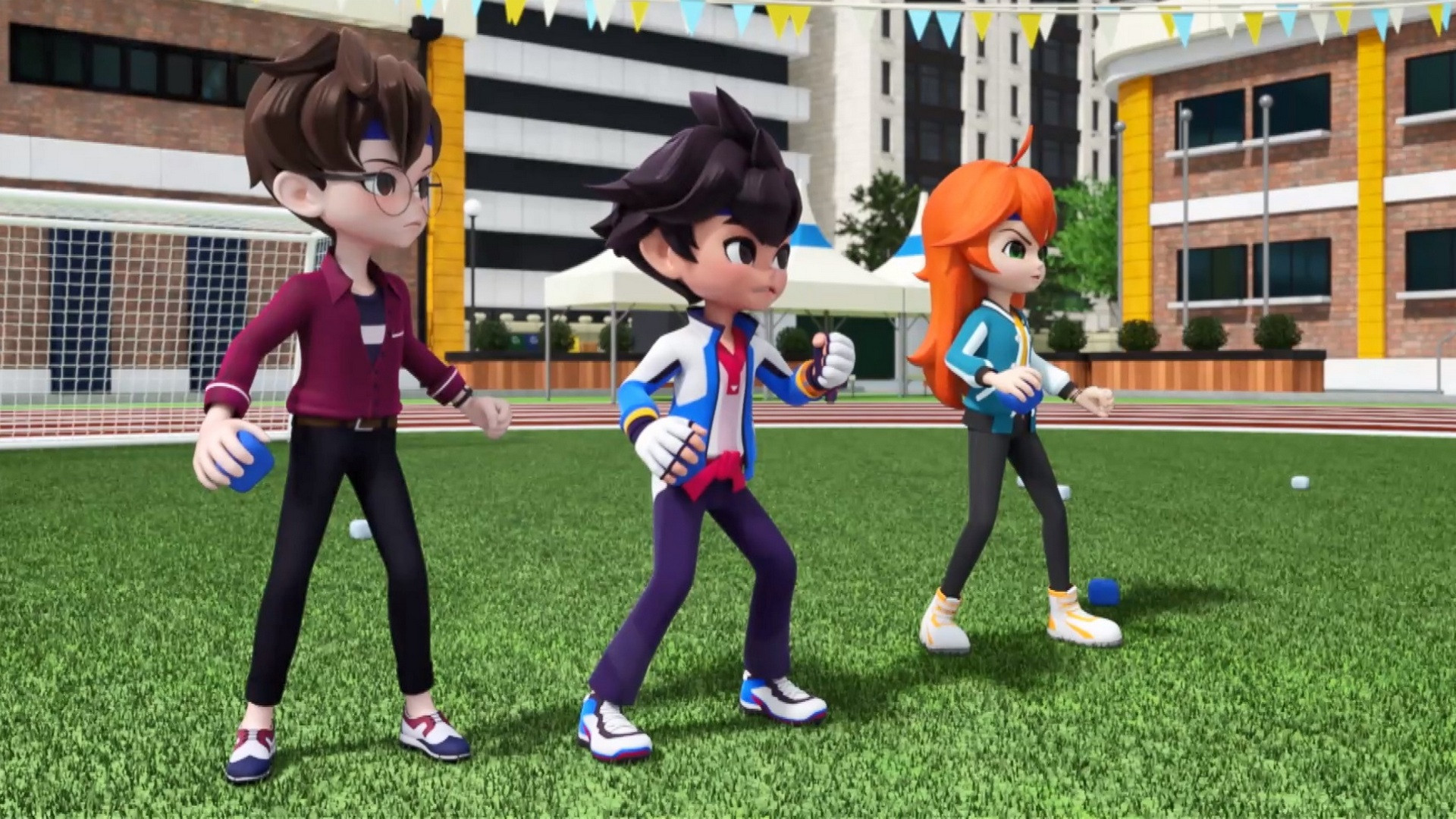 Битва на школьном стадионе