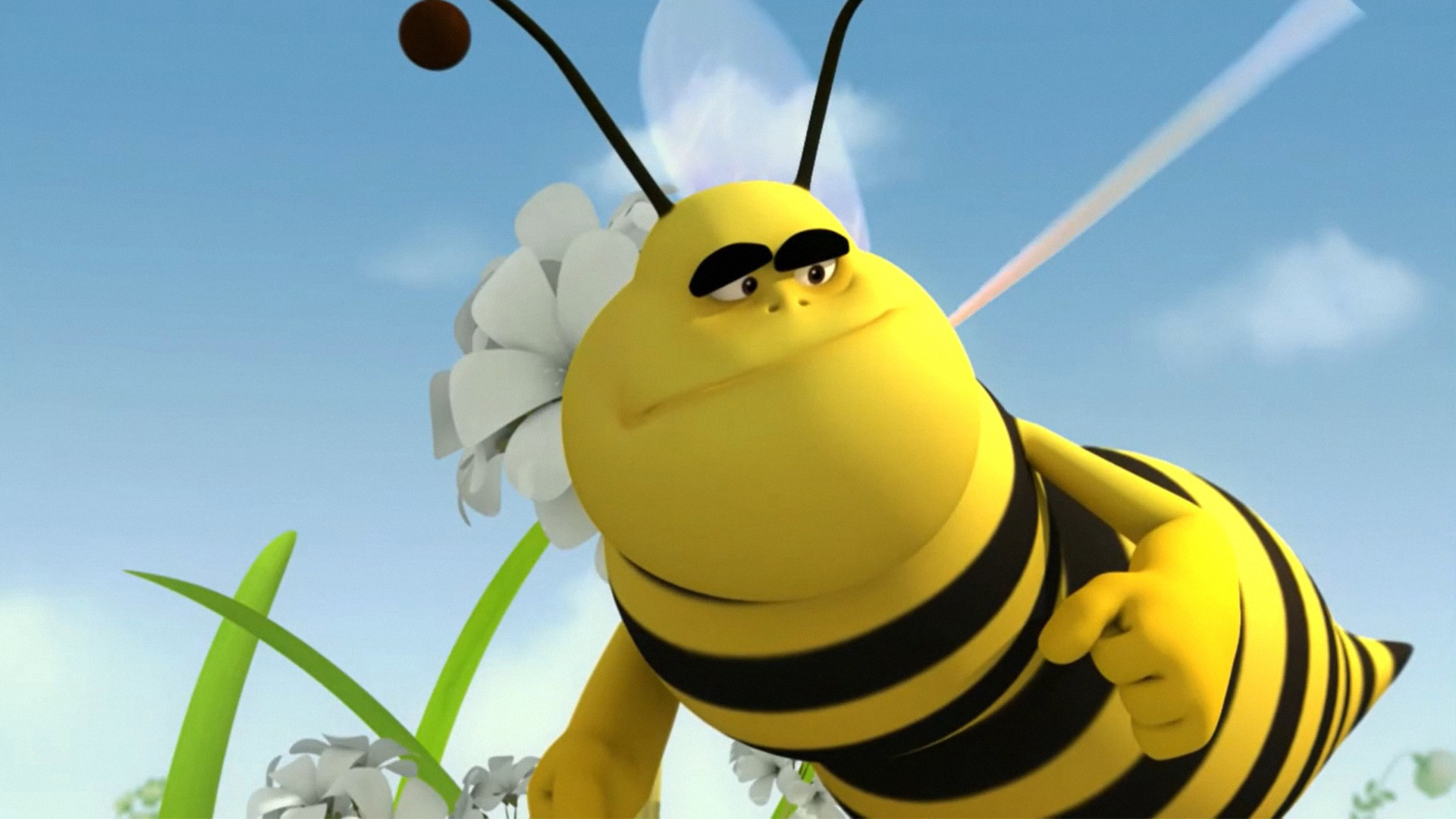 Включи маленькая пчелка. Пчёлка Майя Шершень. Пчелка Майя Стингер. Пчёлка Майя кузнечик флип. Пчела из мультика.
