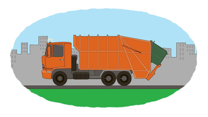 Вакуумная машина-Мусоровоз-Поливалка