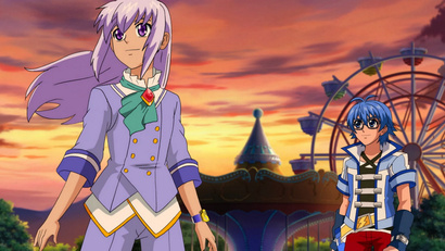 В парке аттракционов