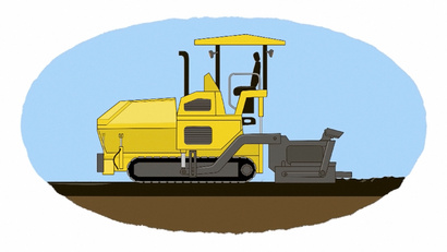 Грейдер-Асфальтоукладчик-Каток