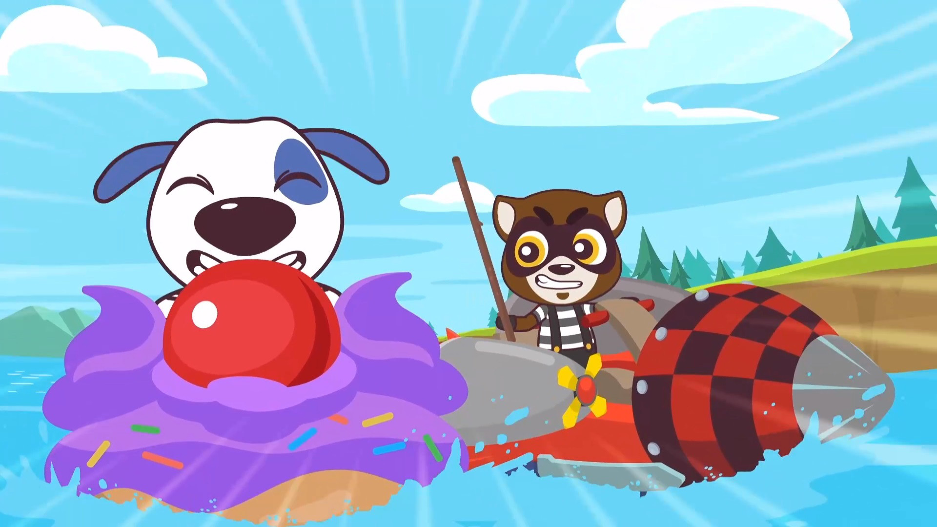 Саботаж на водных гонках