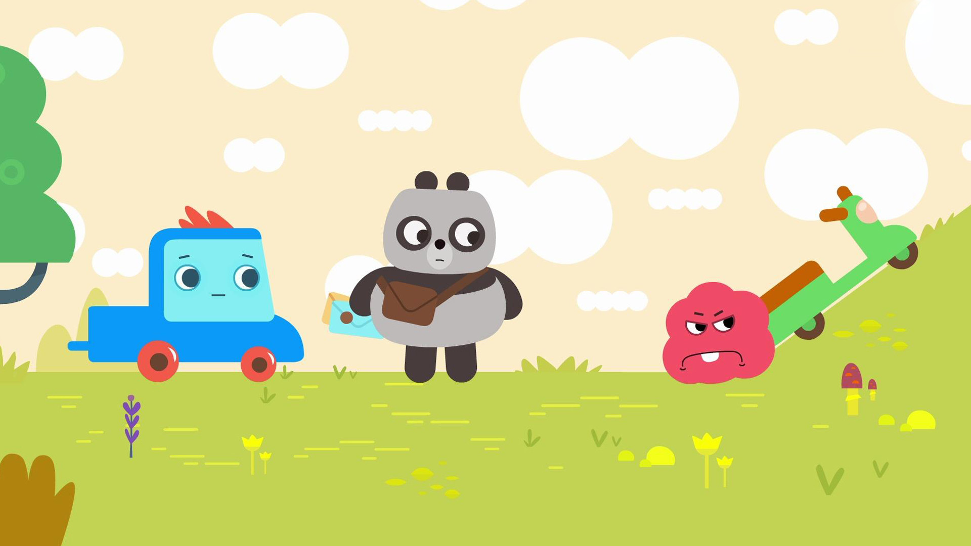 Панда-почтальон