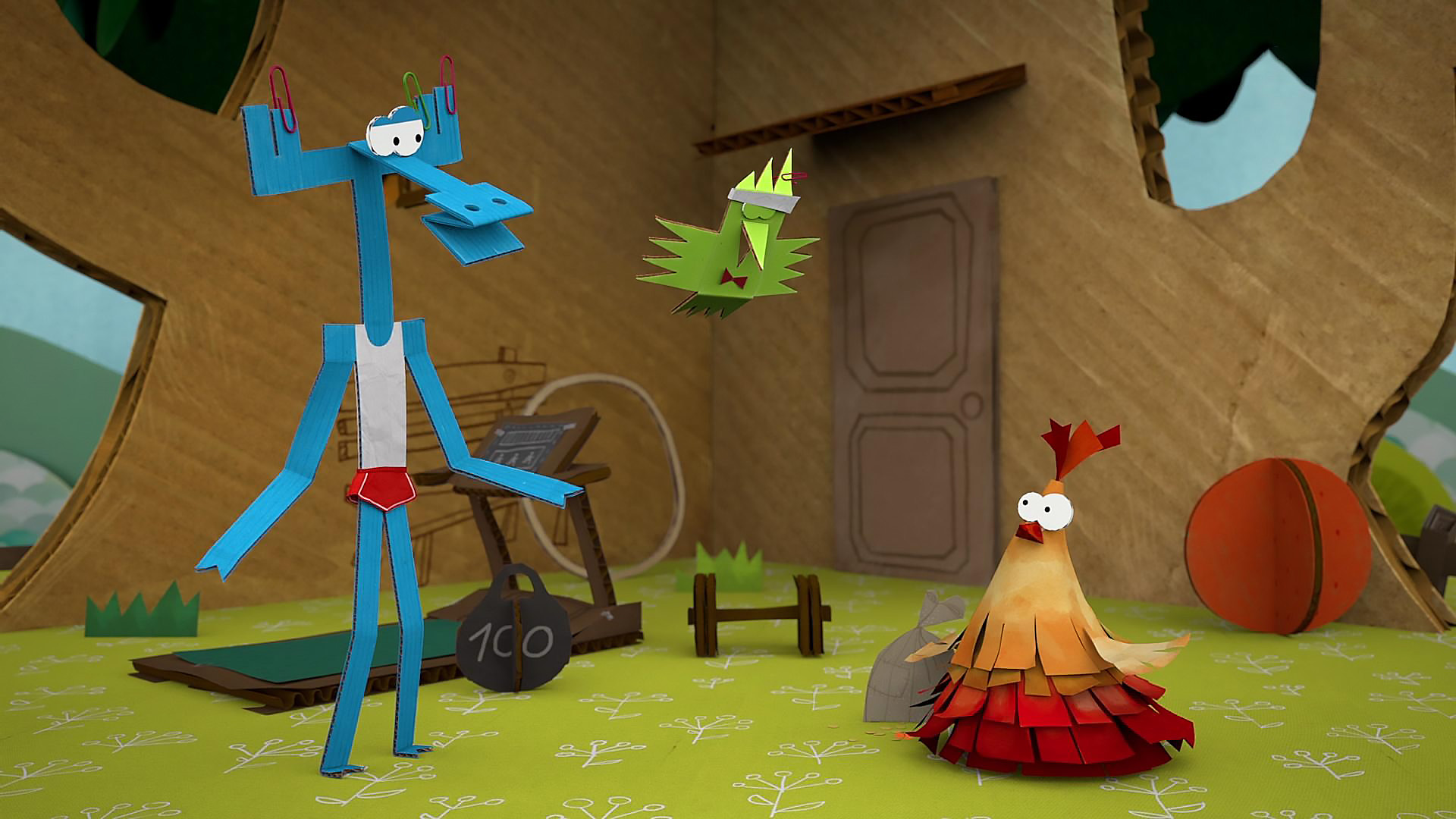 Бумажки мультик картинки