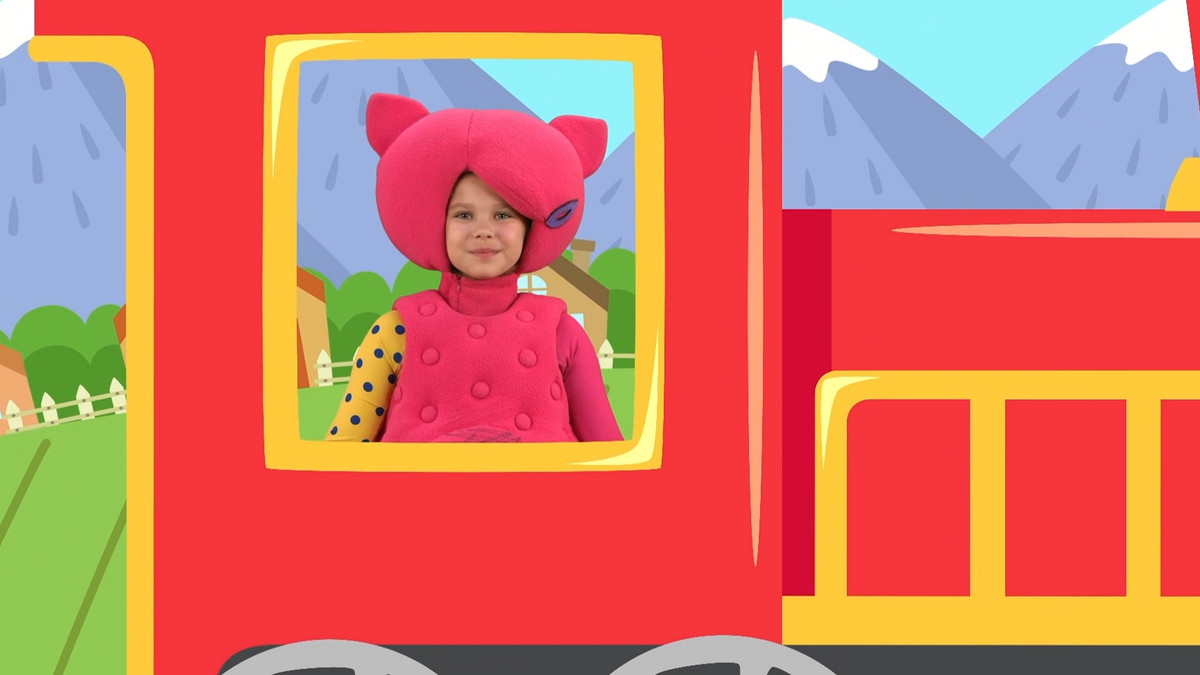 Паровозик и животные