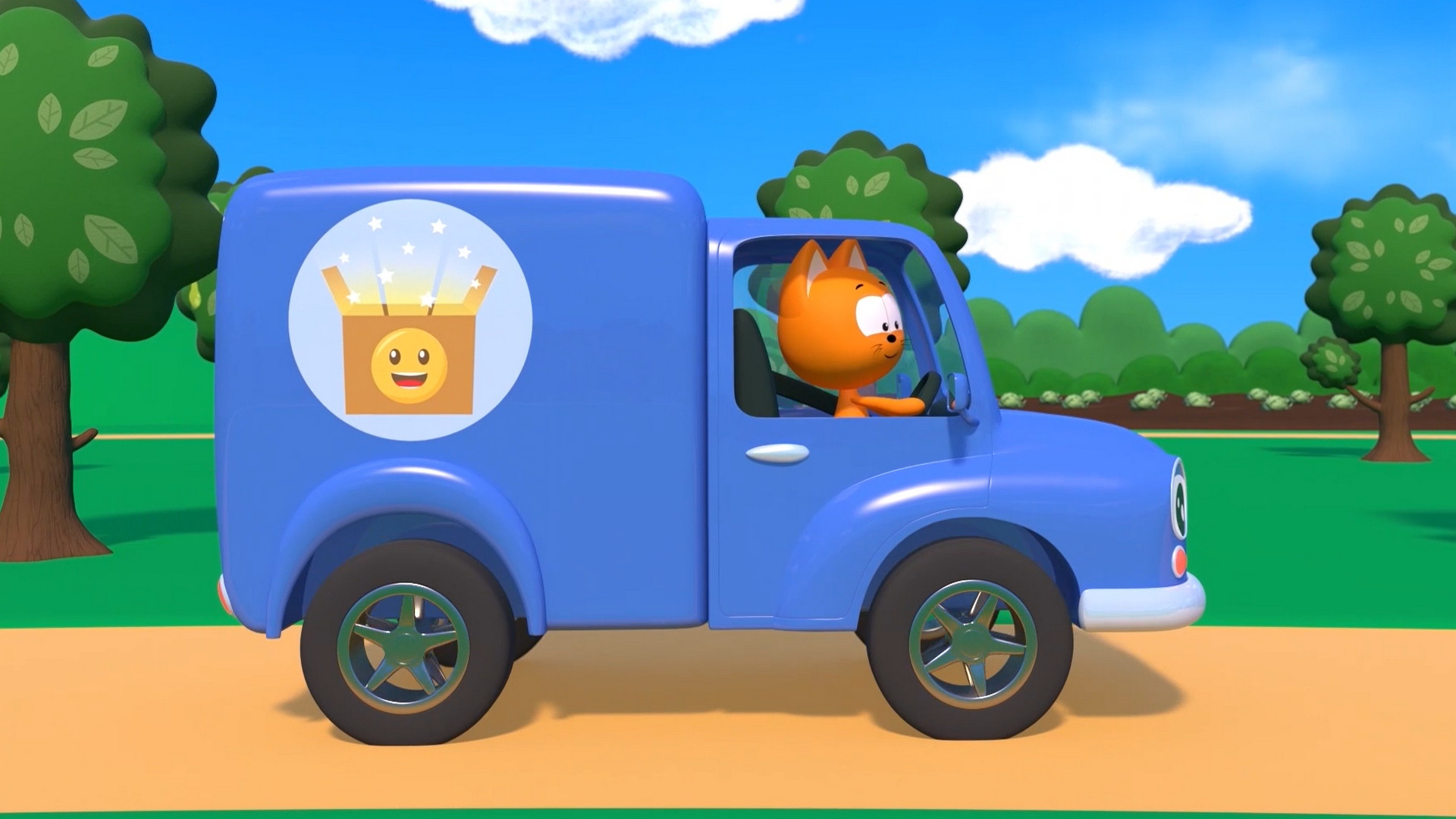 Котенок-почтальон