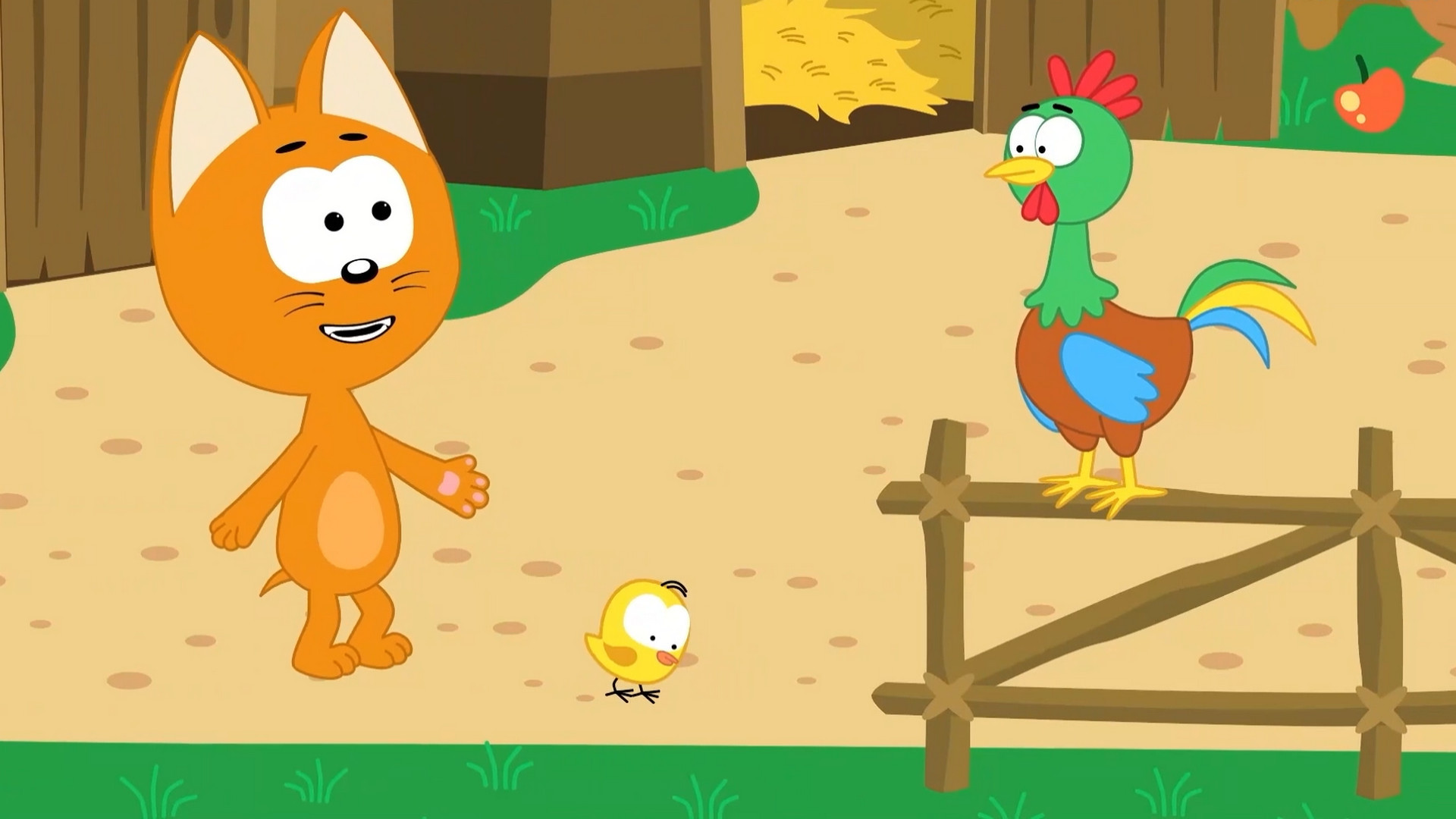 Петушок на ферме