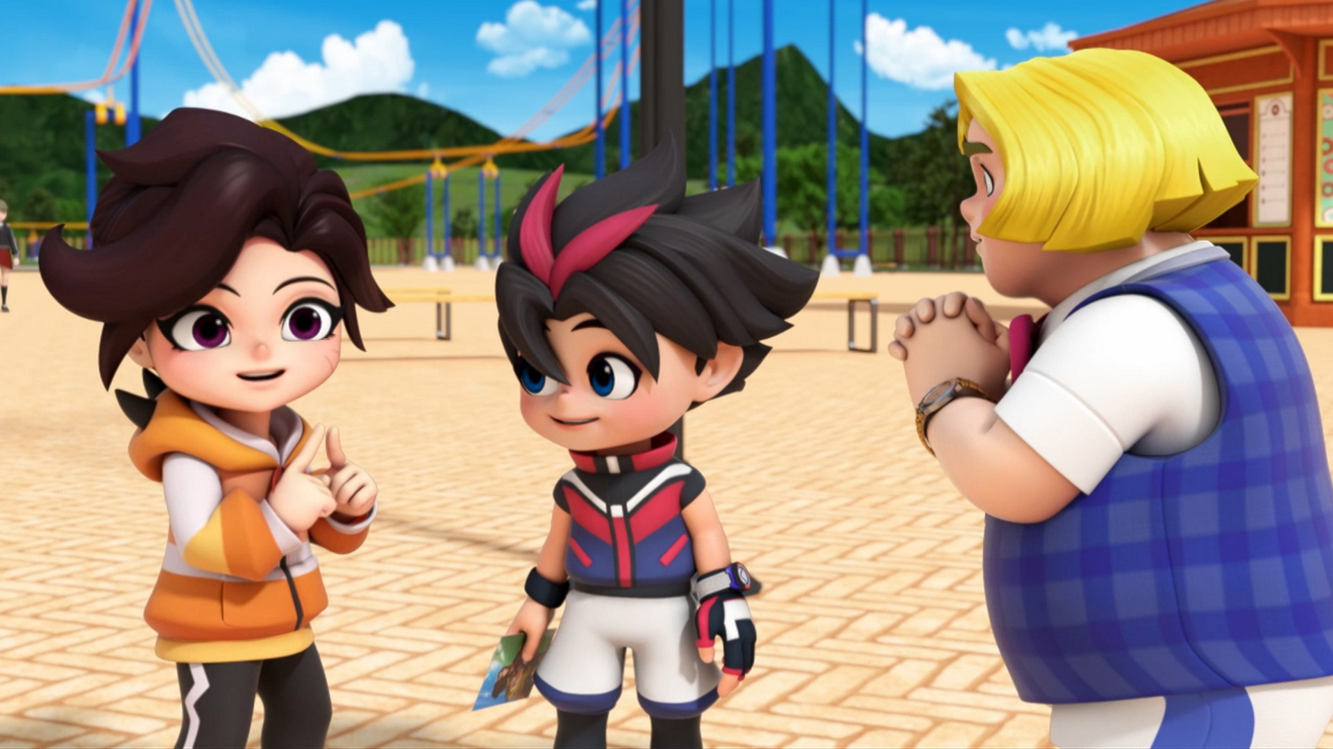 Веселье в парке развлечений