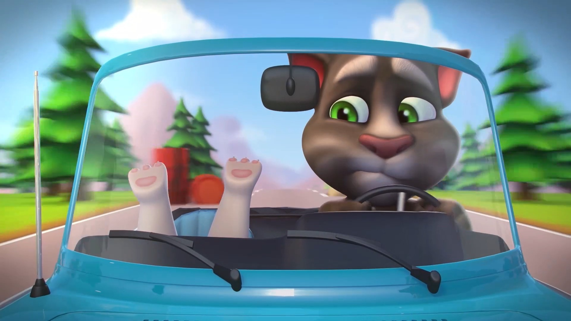 Летние развлечения на пляже с Говорящим Томом