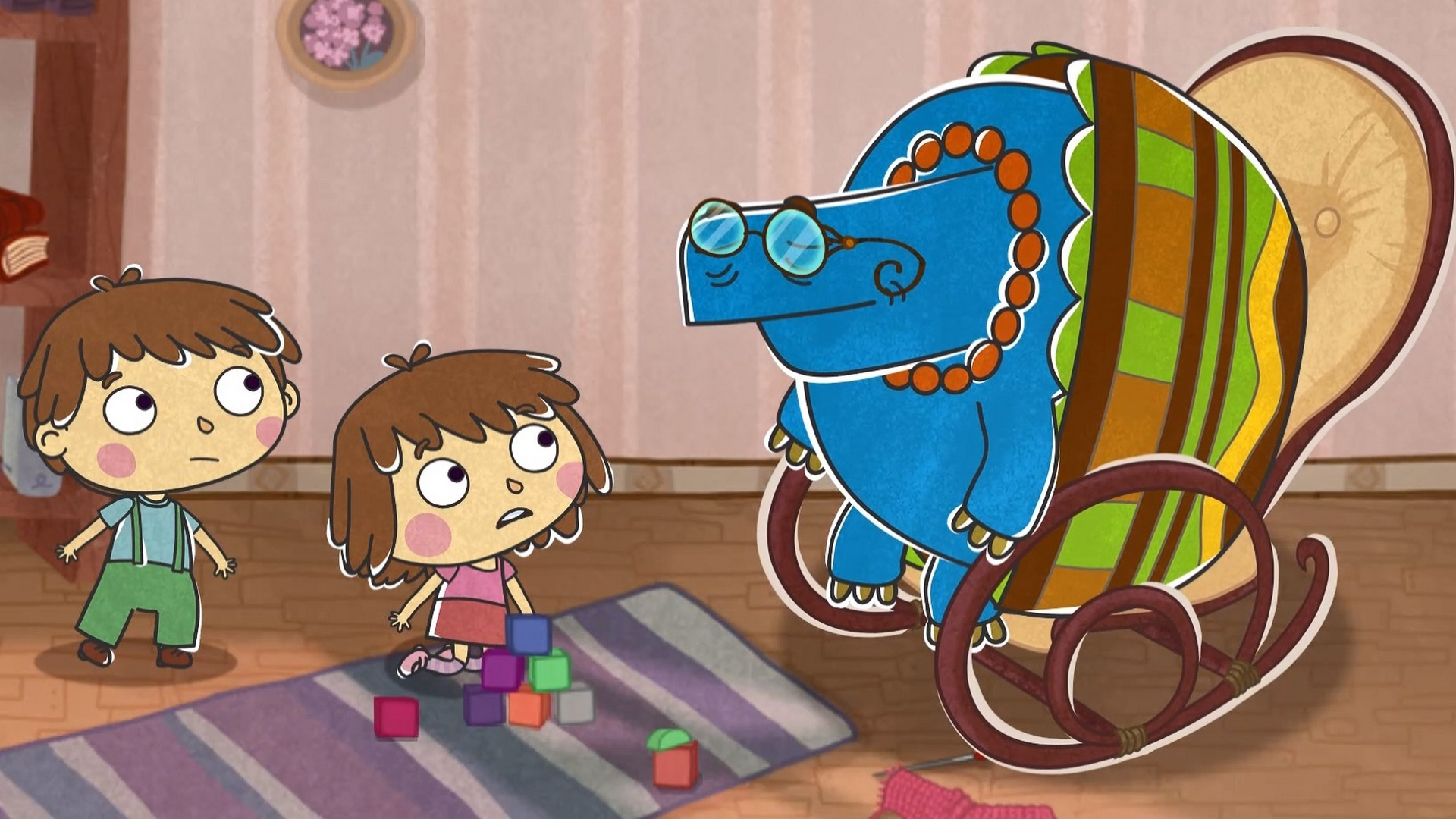 Бабушка спит