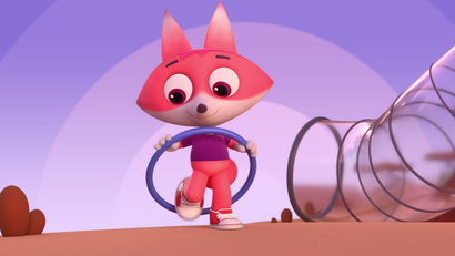 Разноцветные обручи